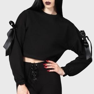 RAY CROP SWEATER